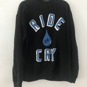 Ride or cry crewneck from Emo nite